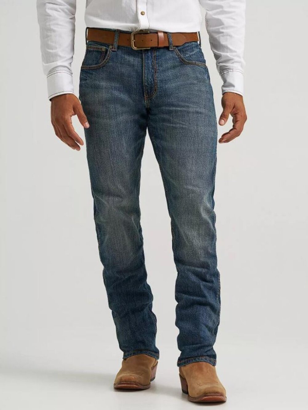 WRANGLER Men's Retro Slim Fit Straight Leg Jean Size 38X30 In Bozeman